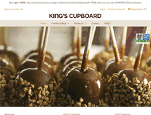 Tablet Screenshot of kingscupboard.com